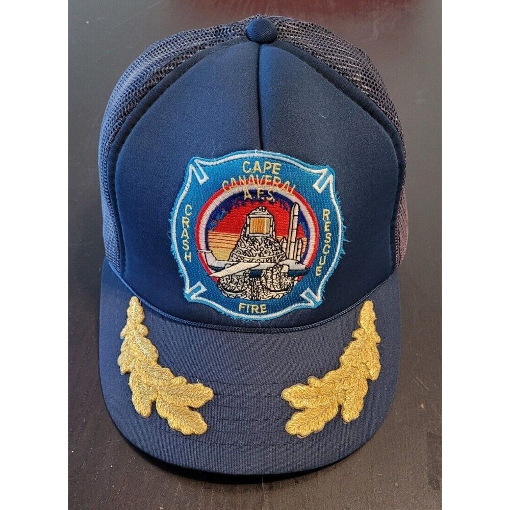 Cape Canaveral AFS Patch Trucker Hat Air Force Station NASA Space Shuttle Cap